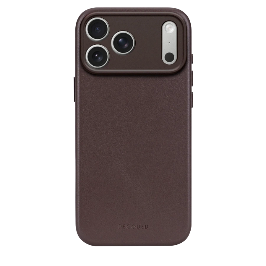 Чехол DECODED Leather Case for iPhone 17 Pro Max - Chocolate Brown (D26IPO17PMBC1CN)