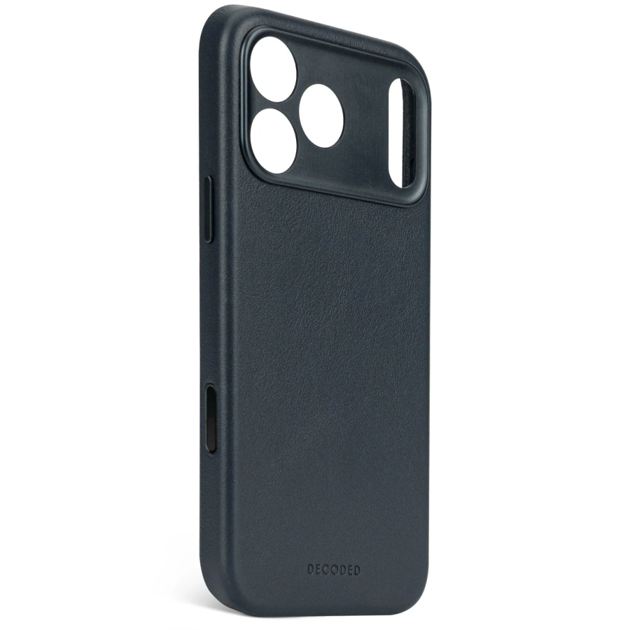 Чехол DECODED Leather Case for iPhone 17 Pro Max - Navy Shadow (D26IPO17PMBC1NW)