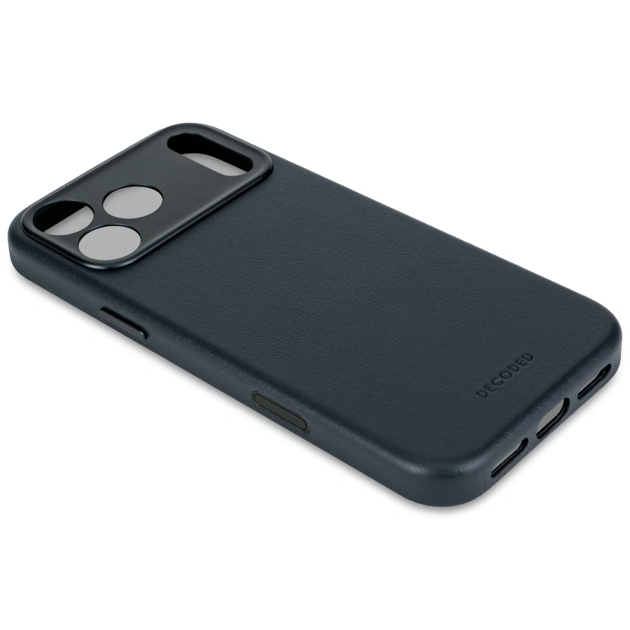 Чехол DECODED Leather Case for iPhone 17 Pro Max - Navy Shadow (D26IPO17PMBC1NW)