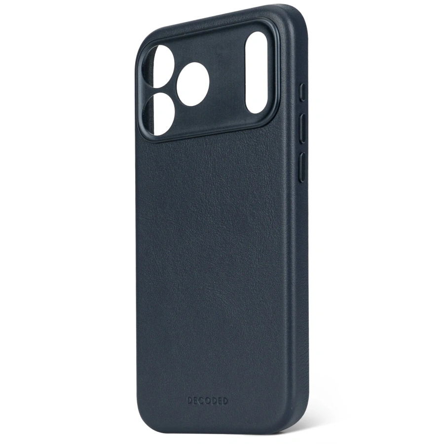Чехол DECODED Leather Case for iPhone 17 Pro Max - Navy Shadow (D26IPO17PMBC1NW)