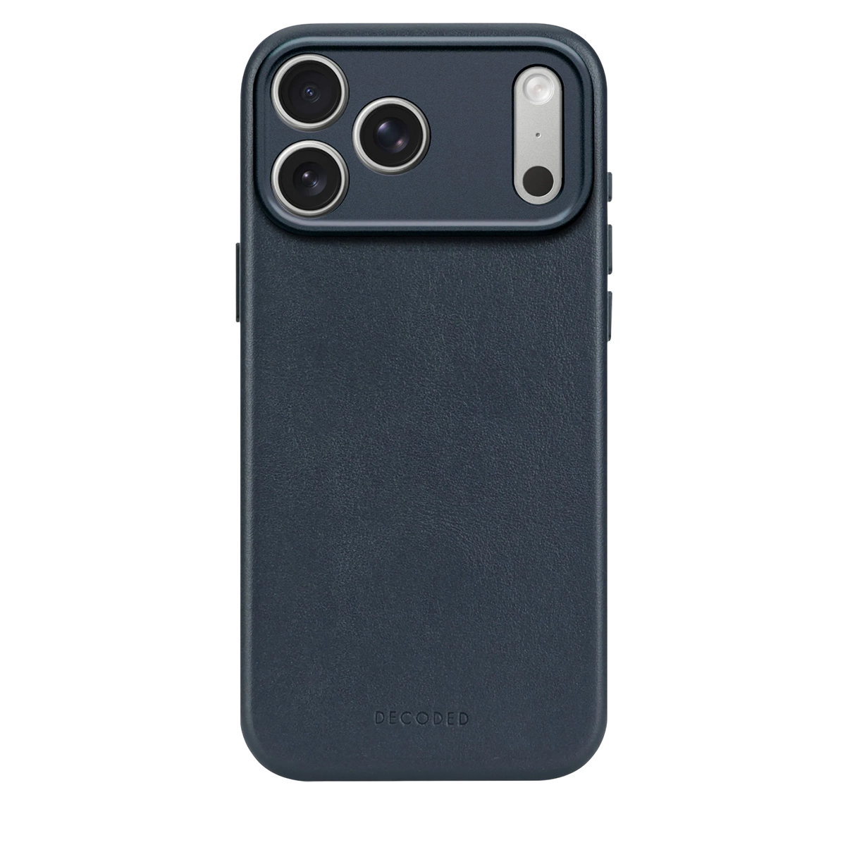 Чохол DECODED Leather Case for iPhone 17 Pro Max - Navy Shadow (D26IPO17PMBC1NW)