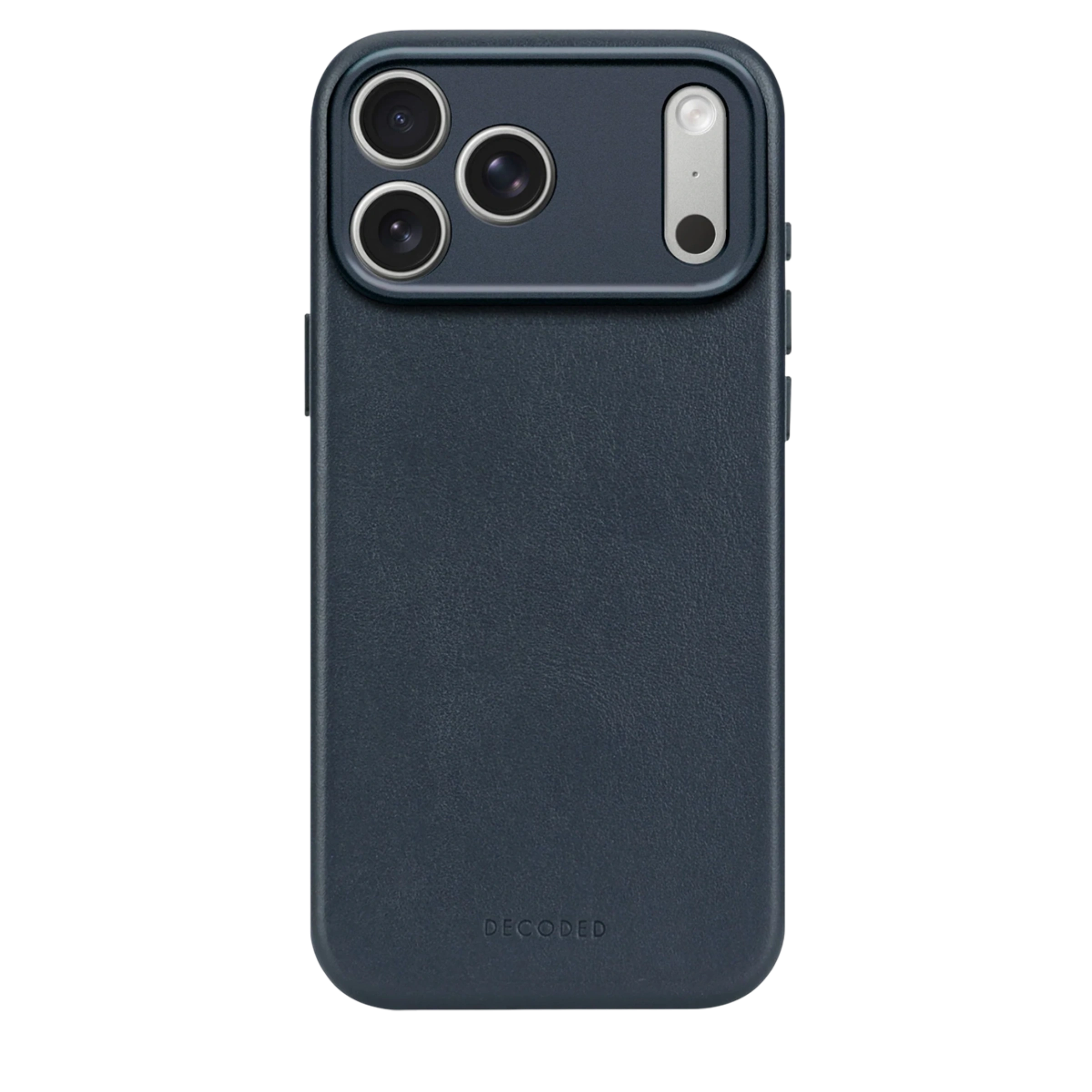 Чохол DECODED Leather Case for iPhone 17 Pro Max - Navy Shadow (D26IPO17PMBC1NW)