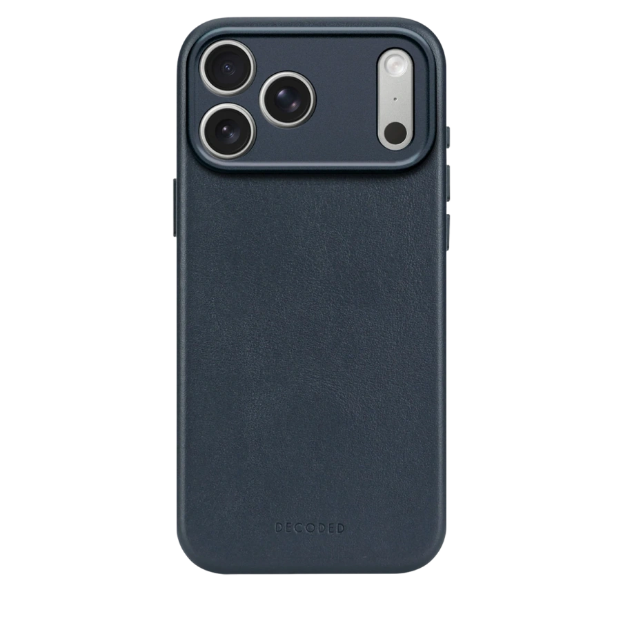 Чехол DECODED Leather Case for iPhone 17 Pro Max - Navy Shadow (D26IPO17PMBC1NW)