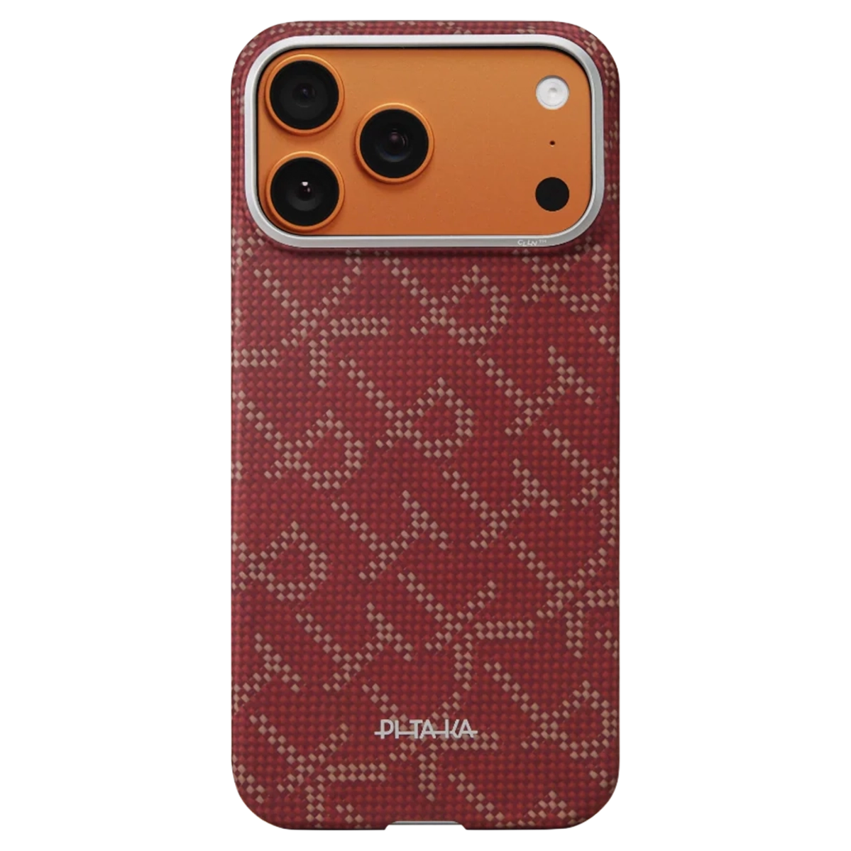 Чохол Pitaka PTK Leaping with PitaTap for iPhone 17 Pro - Gold Red