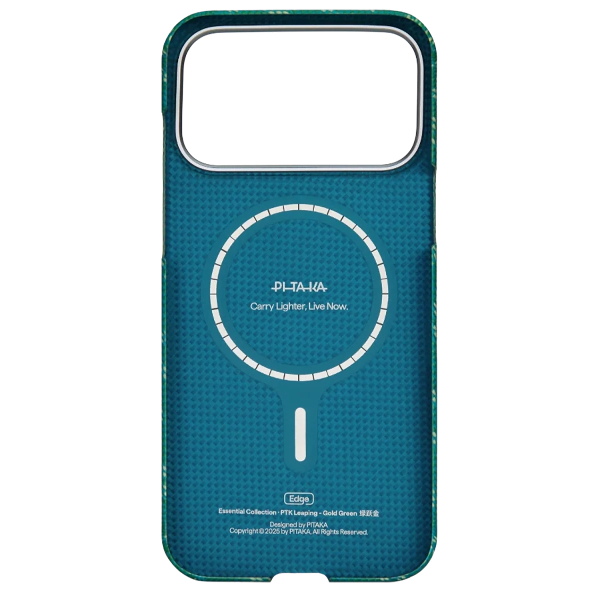 Чохол Pitaka PTK Leaping with PitaTap for iPhone 17 Pro - Gold Green