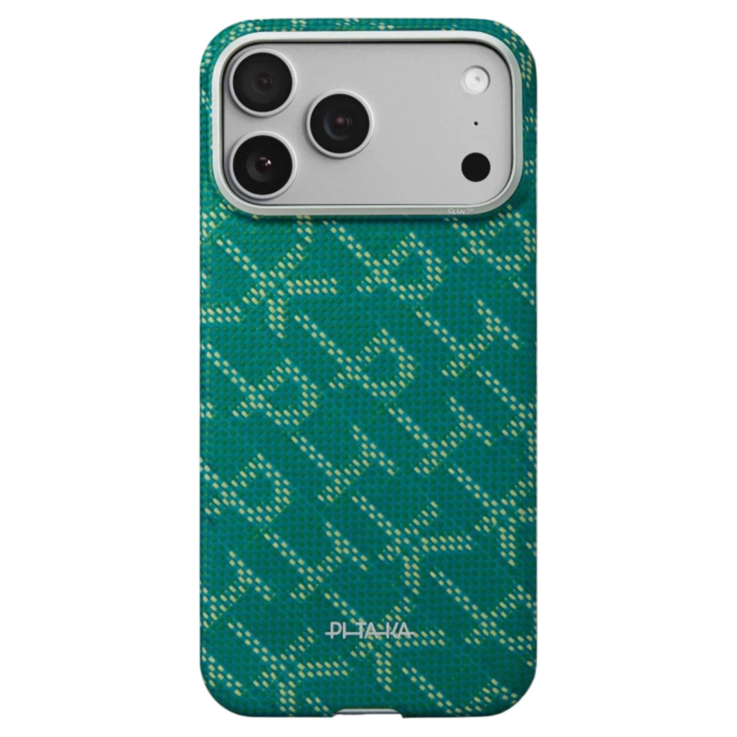 Чохол Pitaka PTK Leaping with PitaTap for iPhone 17 Pro Max - Gold Green Чохол Pitaka PTK Leaping with PitaTap for iPhone 17 Pro Max - Gold Green
