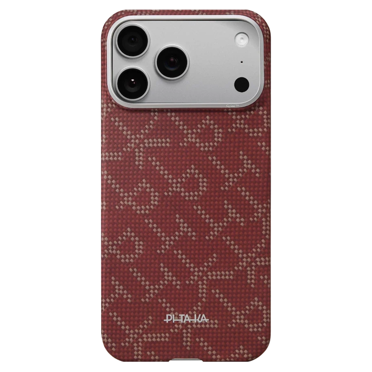 Чохол Pitaka PTK Leaping with PitaTap for iPhone 17 Pro - Gold Red