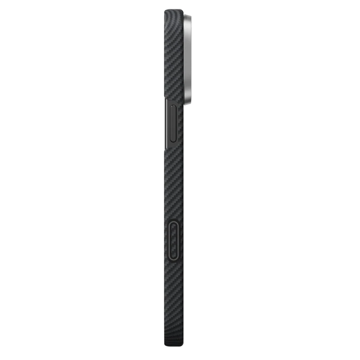 Чохол Pitaka Ultra-Slim Case Twill 600D with PitaTap for iPhone 16 Pro Max - Black/Grey (KI1602PAM)