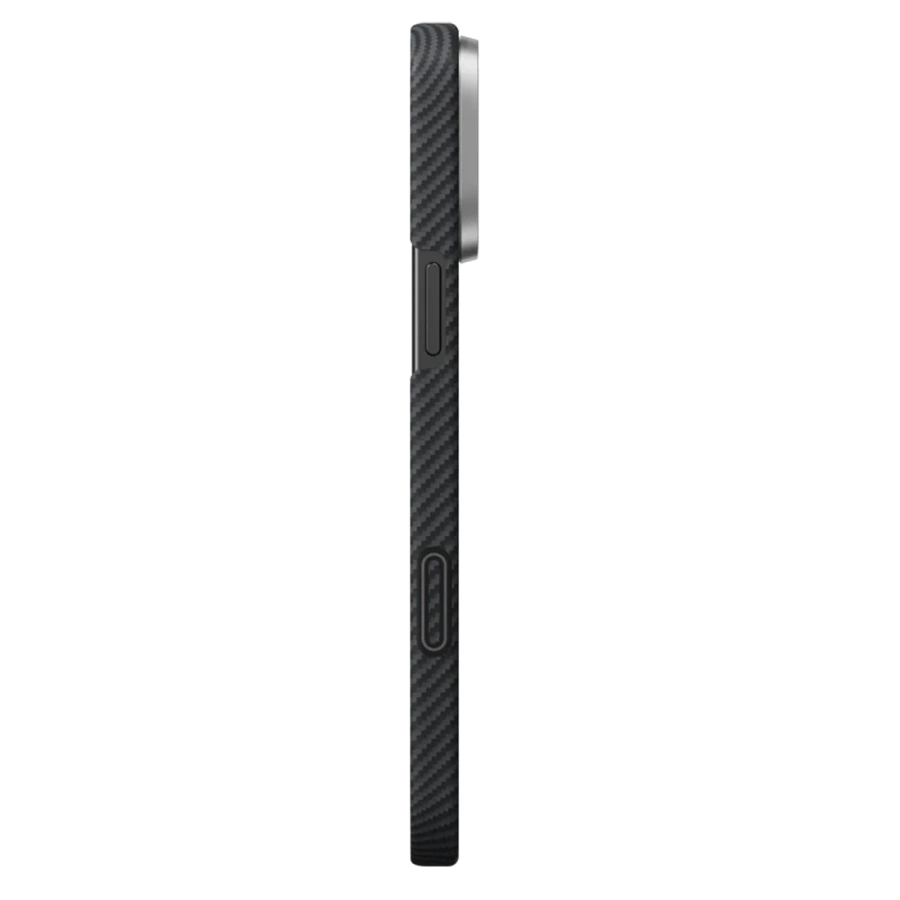 Чохол Pitaka Ultra-Slim Case Twill 600D with PitaTap for iPhone 16 Pro Max - Black/Grey (KI1602PAM)