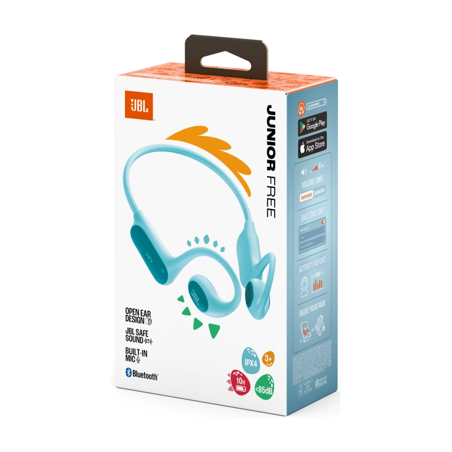 Дитячі бездротові навушники JBL Junior Free - Teal (JBLJRFREETEL)