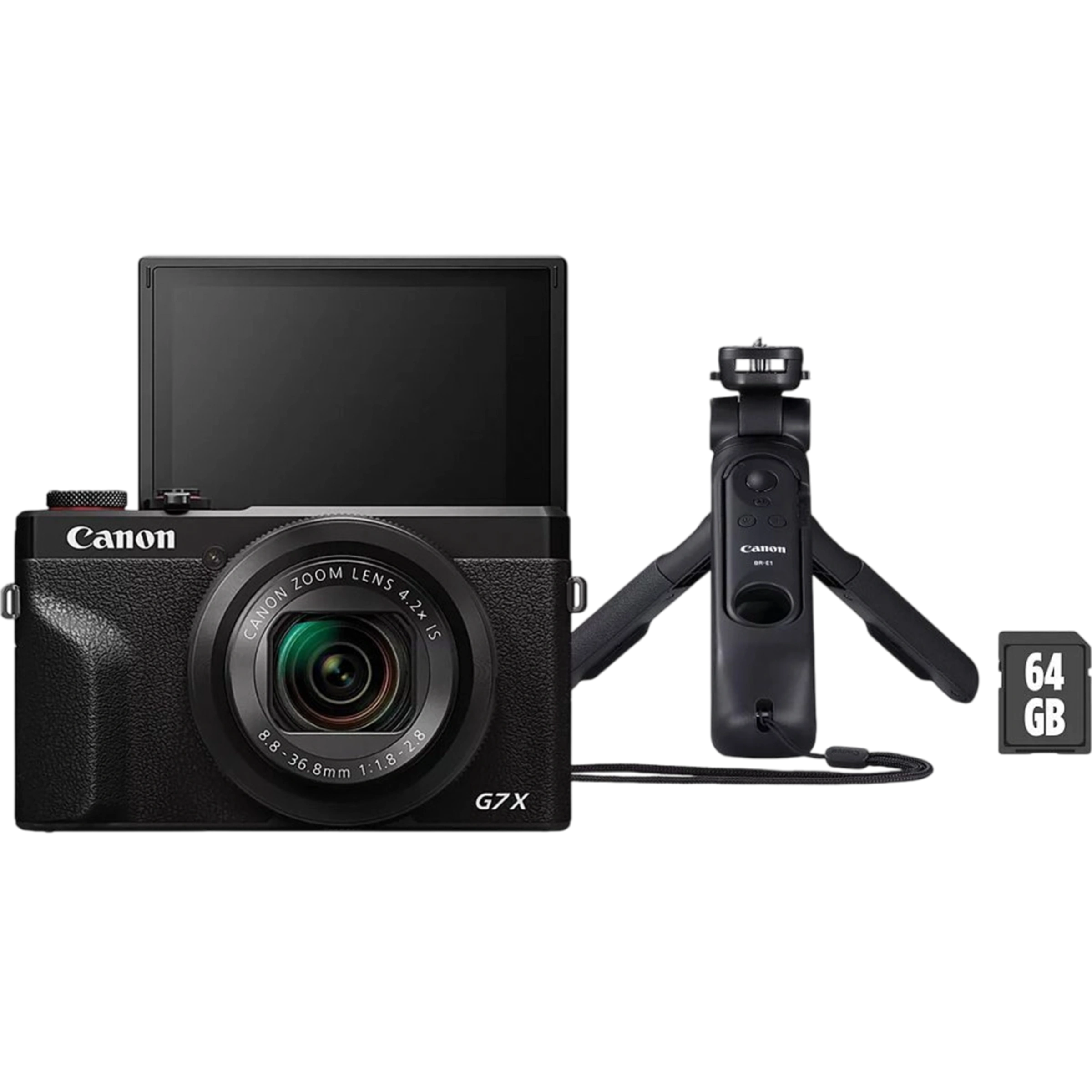 Фотоапарат Canon PowerShot G7 X Mark III - Black [VLogger Kit] (3637C029)