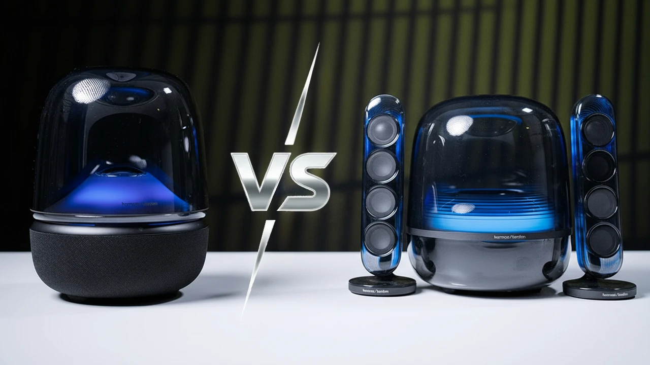 Harman Kardon Aura 5 vs SoundSticks 5 – что лучше звучит?
