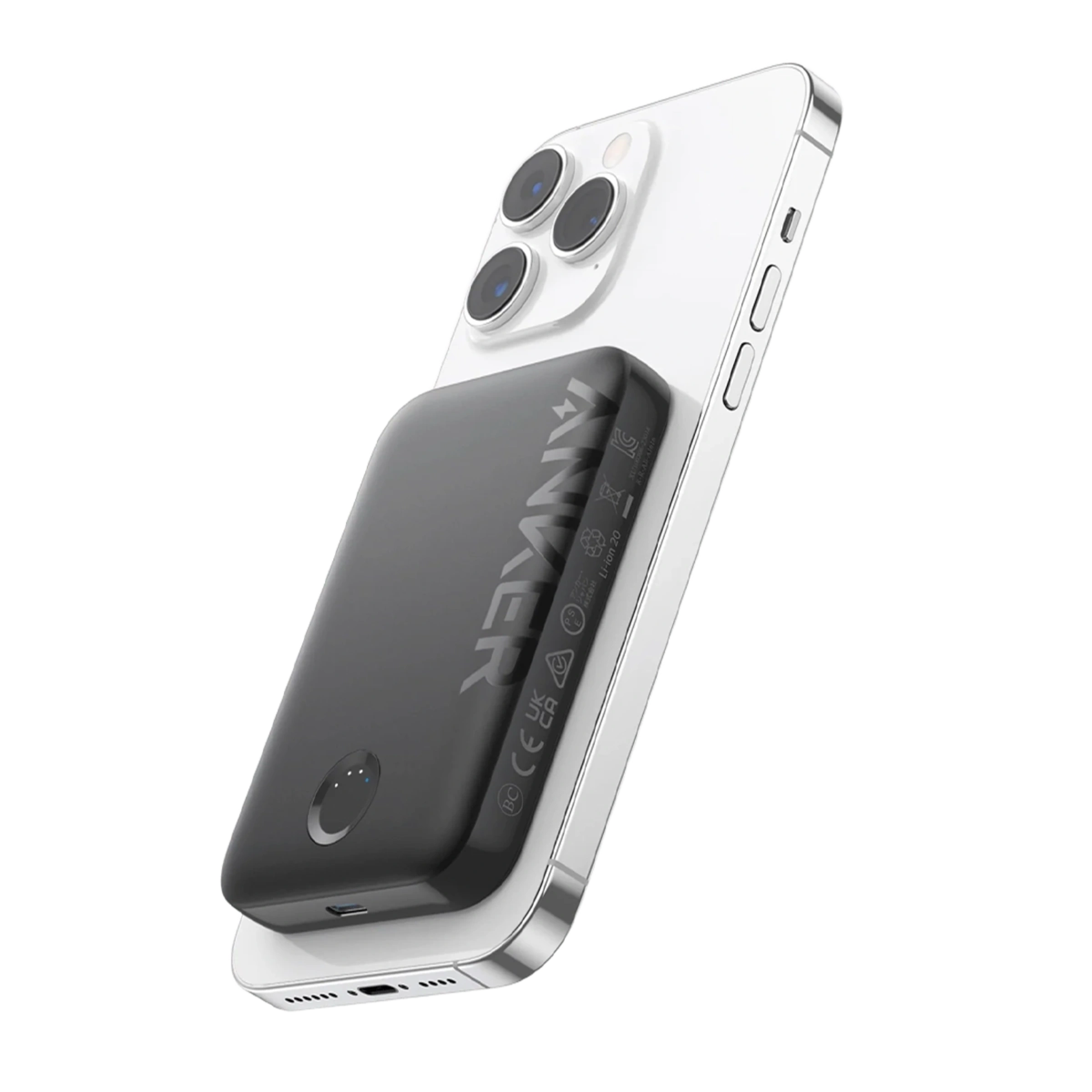 Магнитный павербанк Anker 321 MagGo Battery [PowerCore 5K] 5000mAh - Black Stone (A1616011)