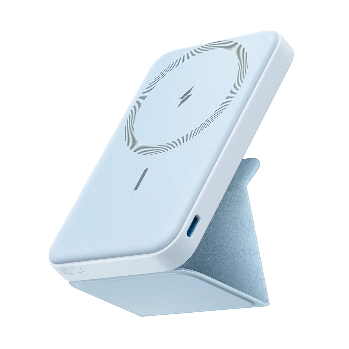 Магнитный павербанк Anker 622 Magnetic Battery 5000mAh [MagGo with Stand] - Misty Blue (A1614031)