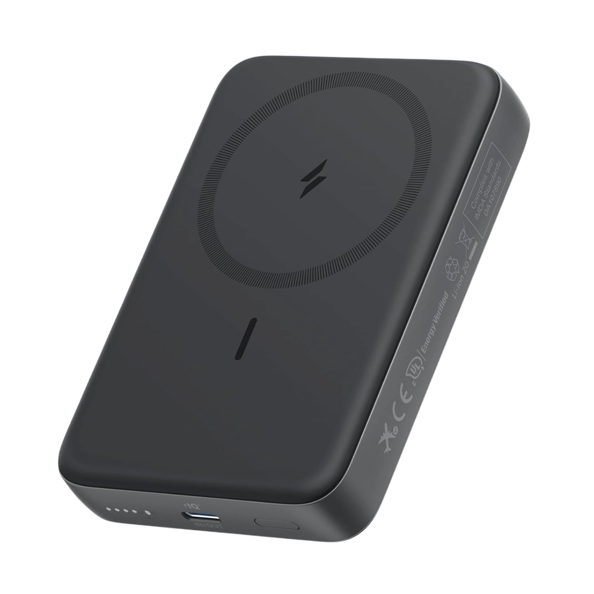 Магнитный павербанк Anker Zolo Magnetic Power Bank 10000mAh 30W - Black (A1684011)