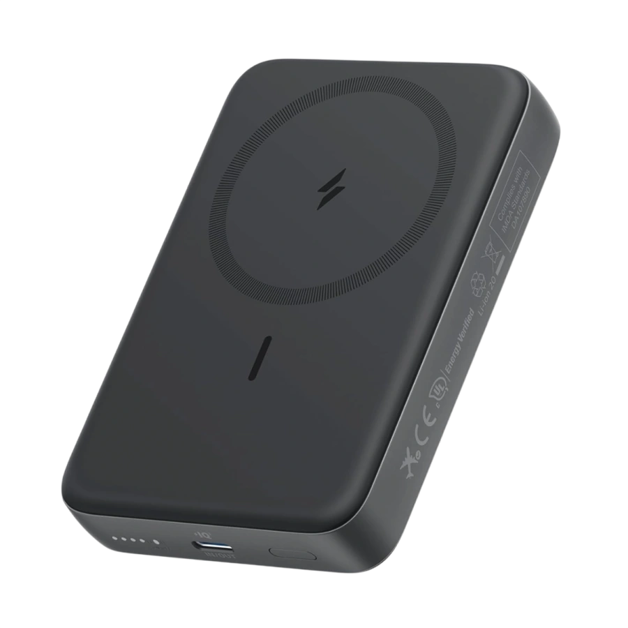 Магнитный павербанк Anker Zolo Magnetic Power Bank 10000mAh 30W - Black (A1684011)