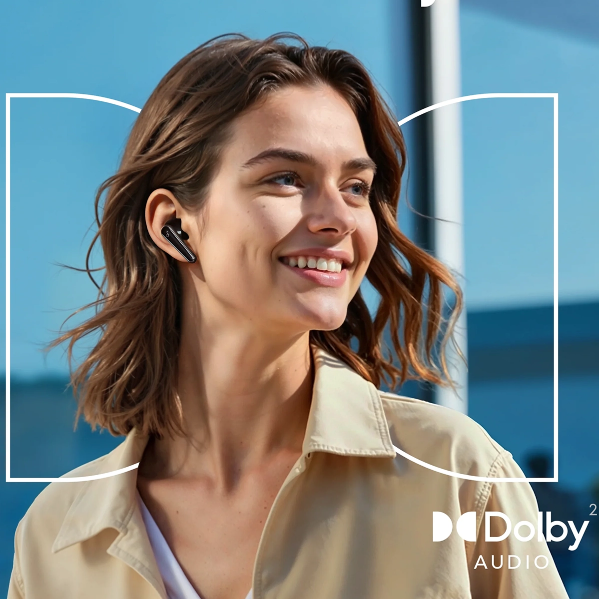 Навушники Anker SoundCore Liberty 5 with Dolby Audio - Apricot (A3957G51)