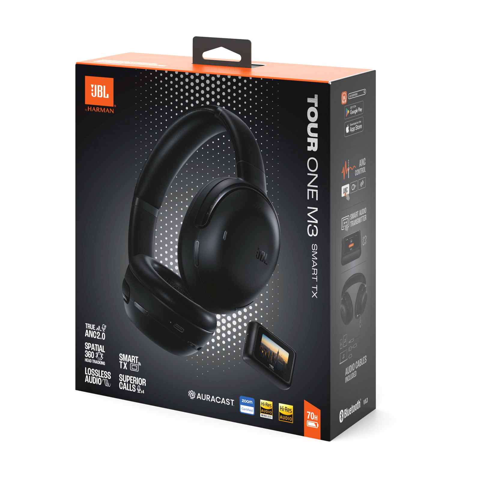 Навушники JBL Tour One M3 SMART TX - Black (JBLTOM3AVIBLK)