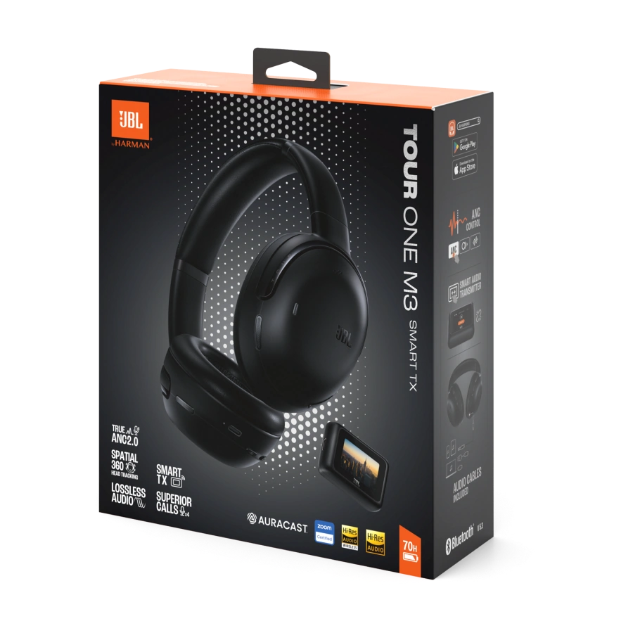Навушники JBL Tour One M3 SMART TX - Black (JBLTOM3AVIBLK)