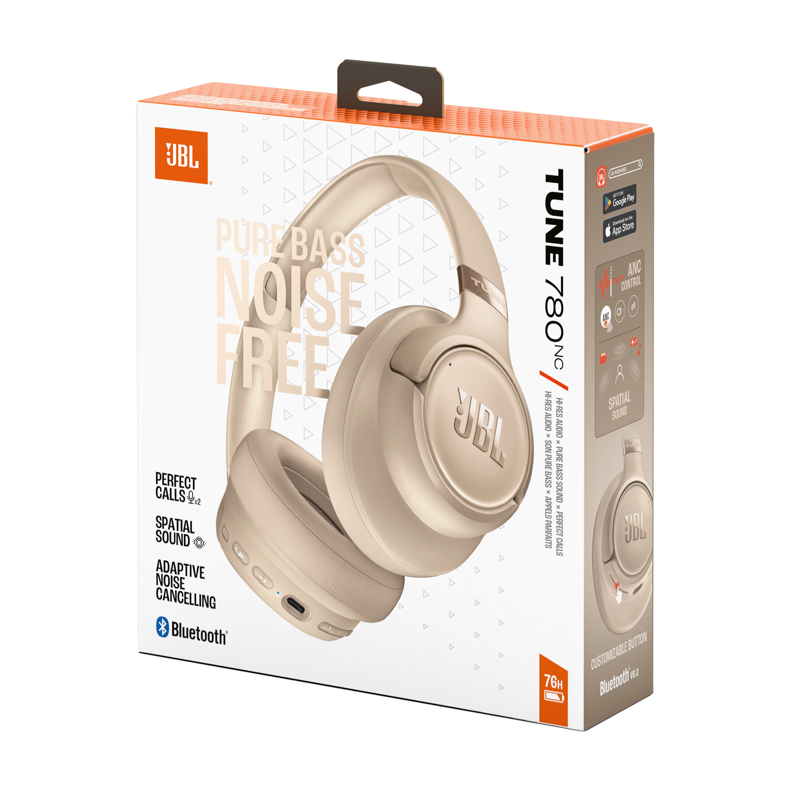 Навушники JBL Tune 780 NC - Beige (JBLT780NCBEG)