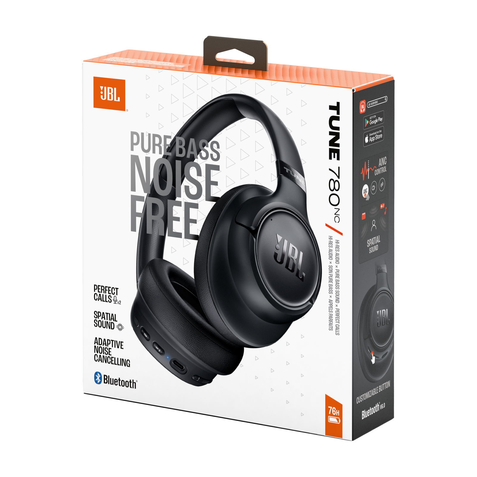Навушники JBL Tune 780 NC - Black (JBLT780NCBLK)