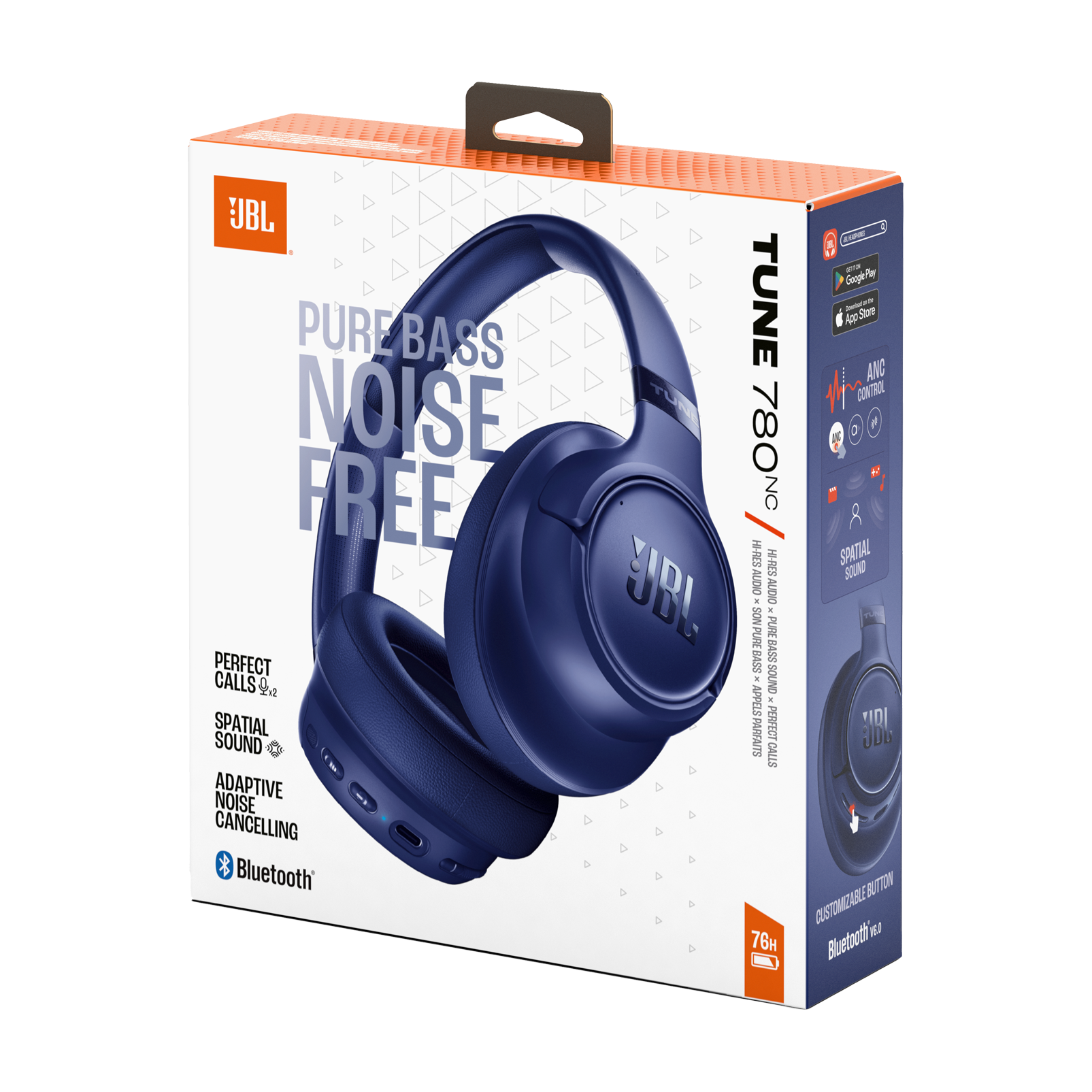 Навушники JBL Tune 780 NC - Blue (JBLT780NCBLU)