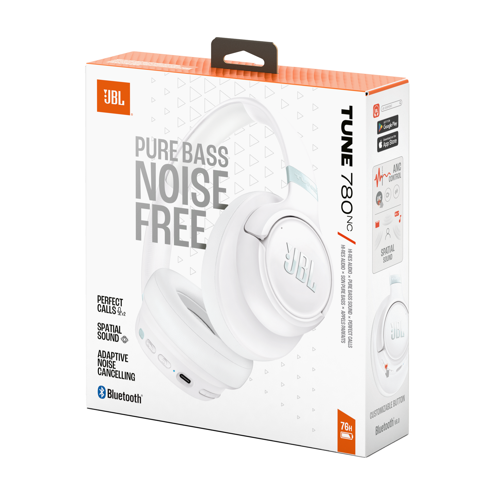 Навушники JBL Tune 780 NC - White (JBLT780NCWHT)