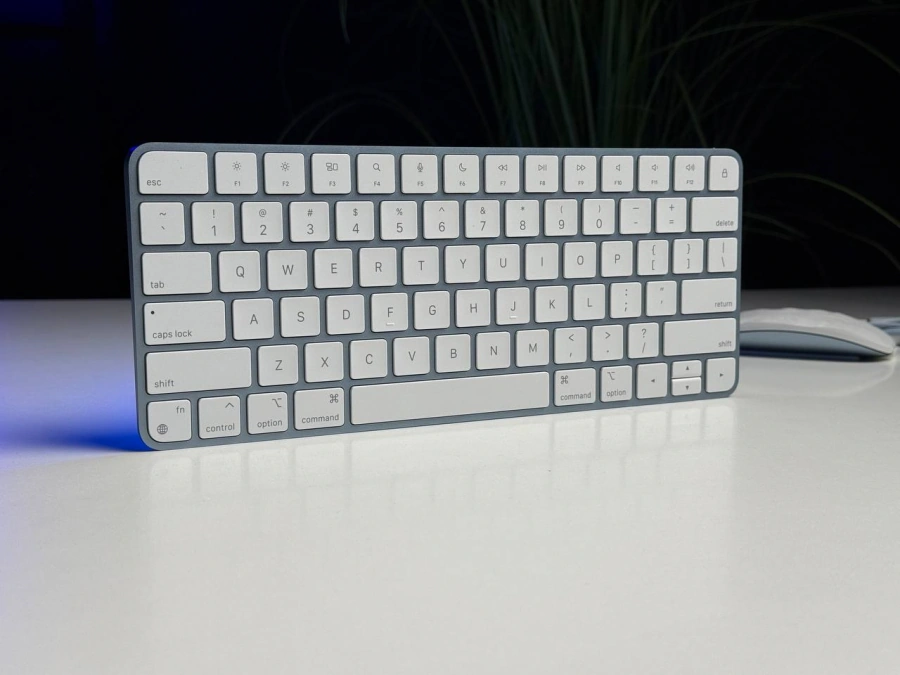 NEW КОМПЛЕКТ Клавиатура Apple Magic Keyboard Blue [Lightning] + Apple Magic Mouse [Lightning] - Состояние: идеальное | Аккумулятор: 100% | Гарантия: 3 мес.