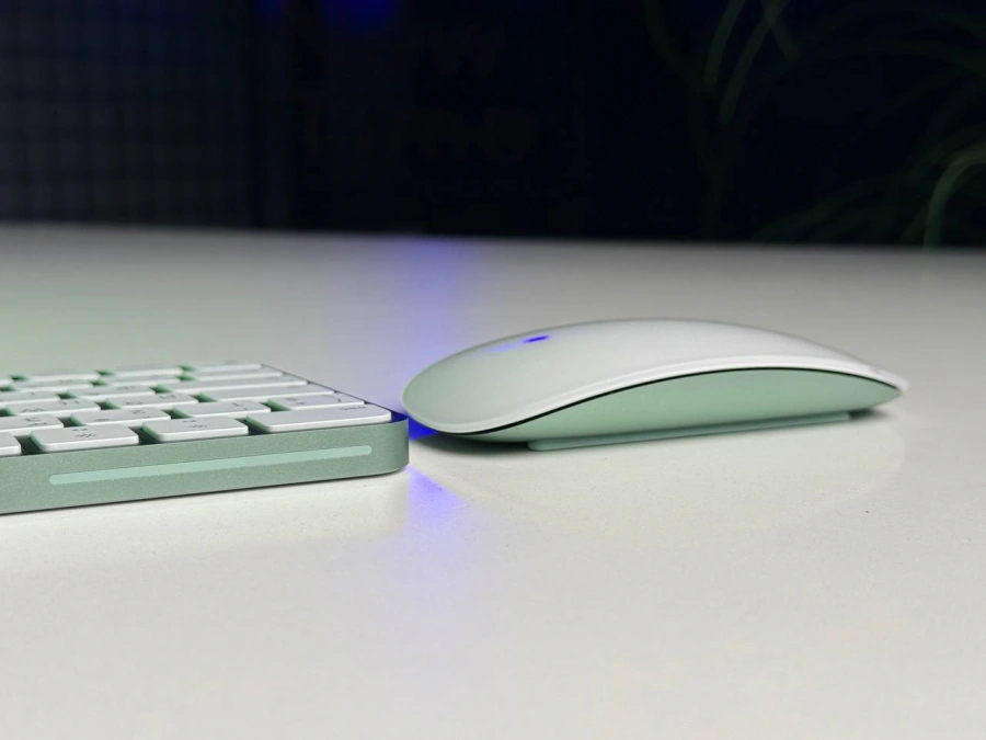 ВЖИВАНИЙ Б/У КОМПЛЕКТ Клавиатура Apple Magic Keyboard Green [Lightning] + Apple Magic Mouse [Lightning] - Состояние: хороший | Аккумулятор: 100% | Гарантия: 3 мес.