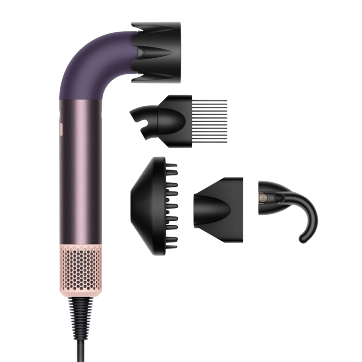 Профессиональный фен для волос Dyson HD17 Supersonic r Professional Hair Dryer Curly+Coily - Jasper Plum (123486-01) EU