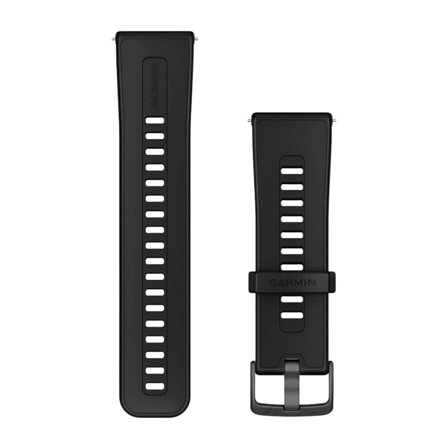 Ремешок Garmin Quick Release Silicone Band 24 mm - Black (010-13907-00)