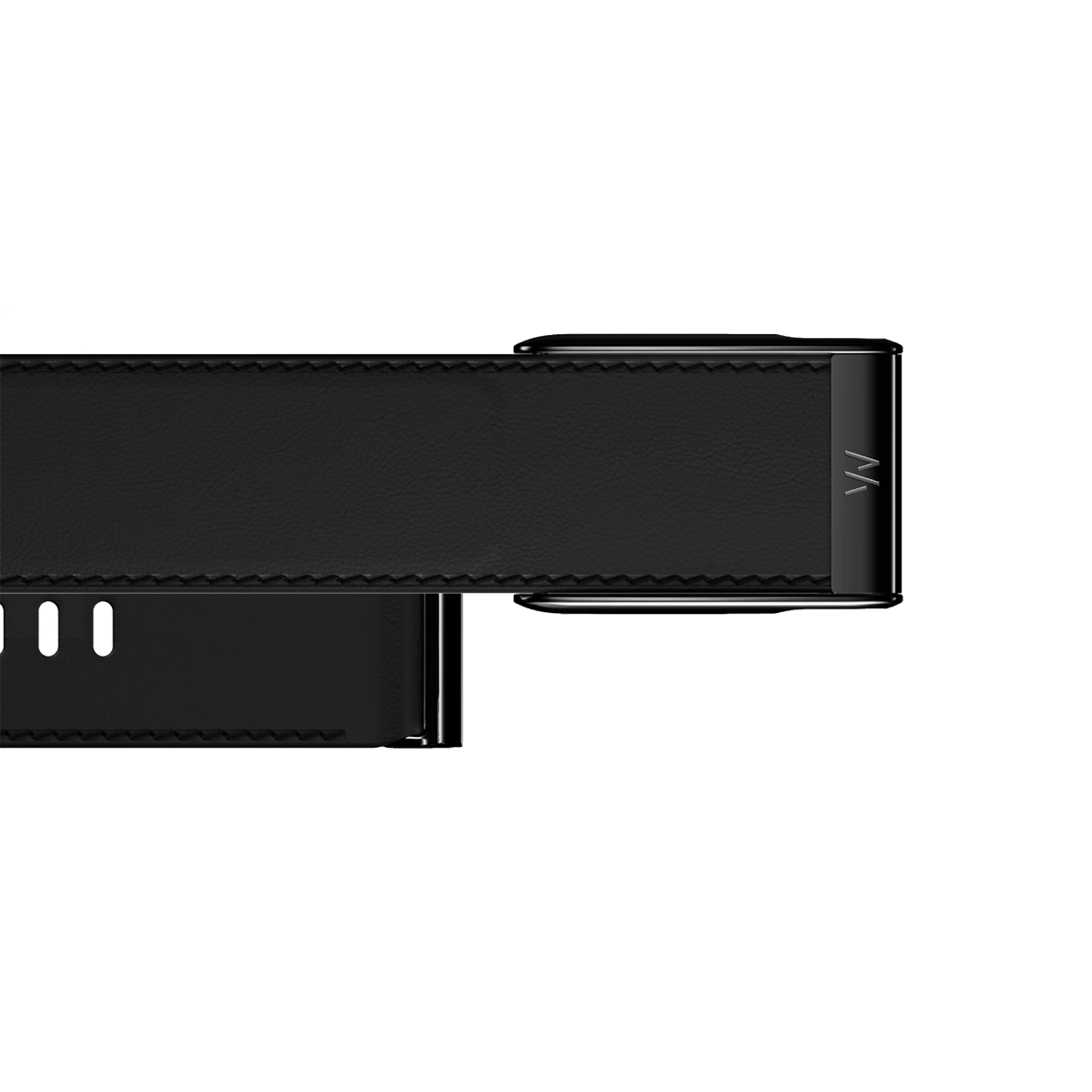 Ремінець WHOOP LeatherLuxe Straight Band | Black/Cream with Black - Size L/XL для WHOOP MG (810114364918)