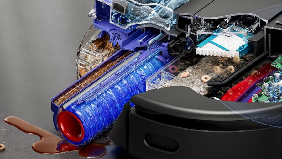 Робот-пилосос для вологого і сухого прибирання Dyson Spot+Scrub Ai (586183-01)