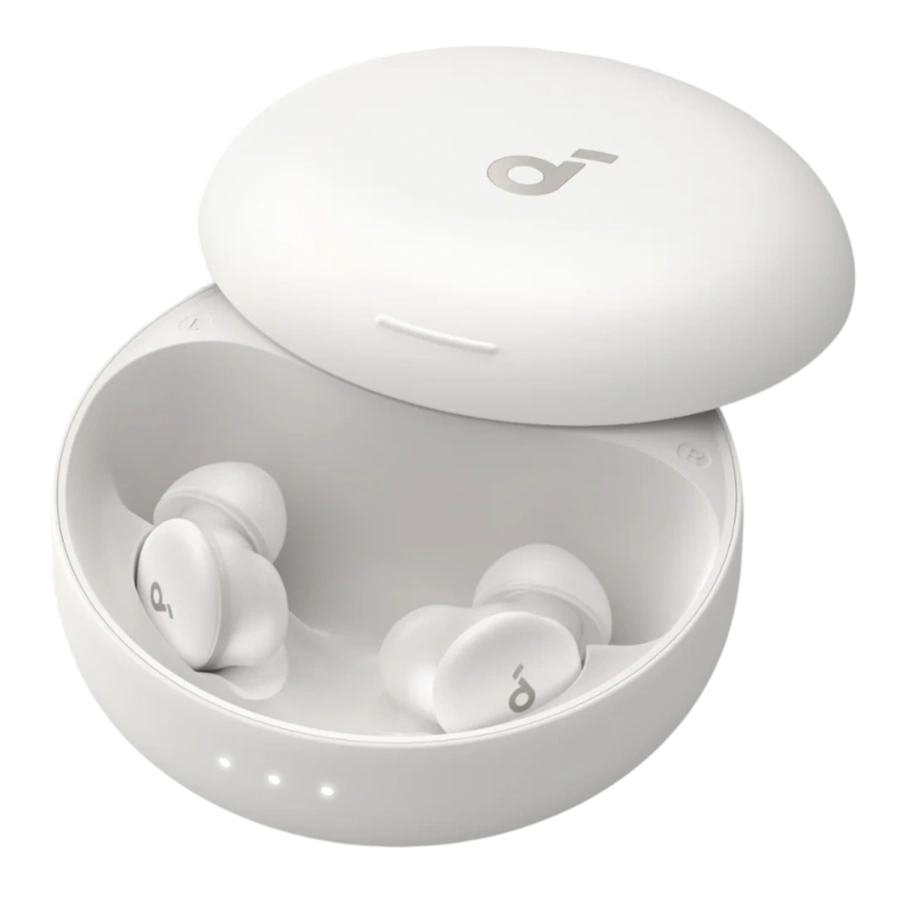 Розумні навушники для сну з ANC Anker SoundCore Sleep A30 - Moonlit White (D1301G21)