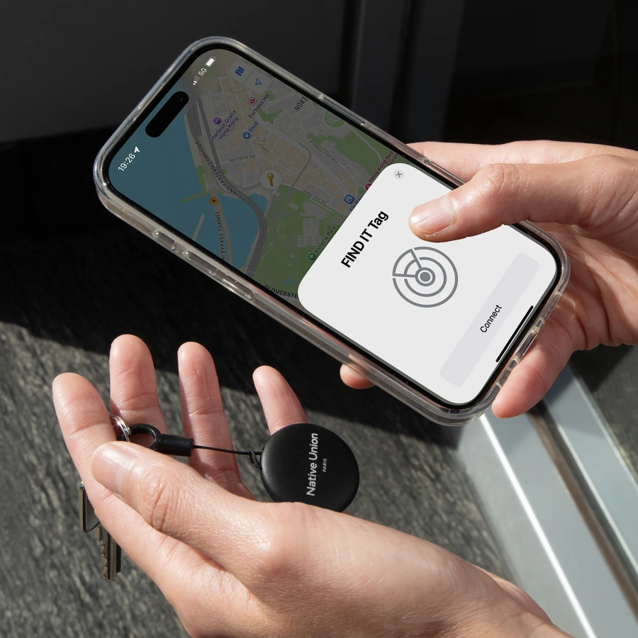 Трекер-брелок Native Union Find It з Apple FindMy - Black (FINDIT-TAG-BLK)