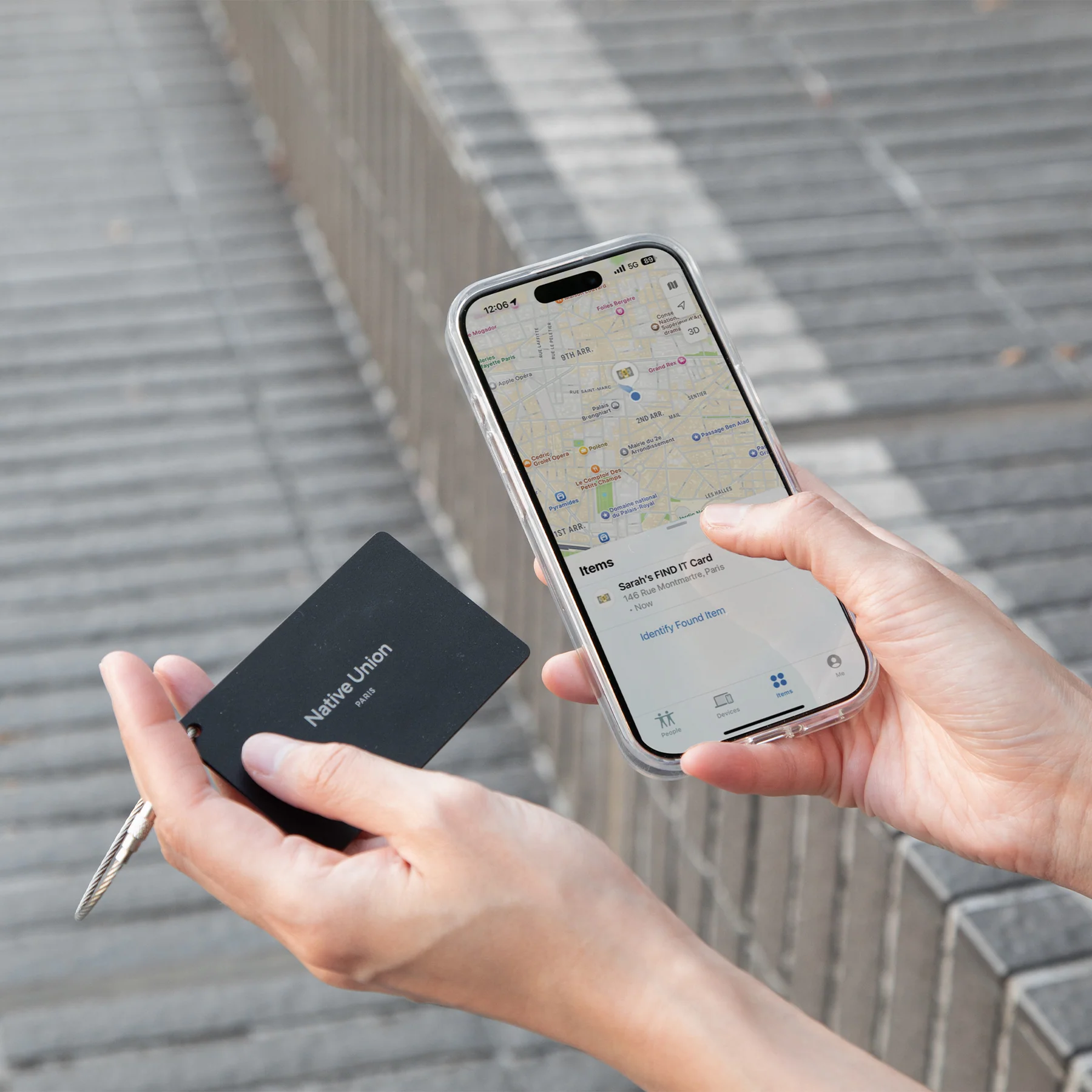 Трекер-картка Native Union Find It з Apple FindMy - Black (FINDIT-CARD-BLK)