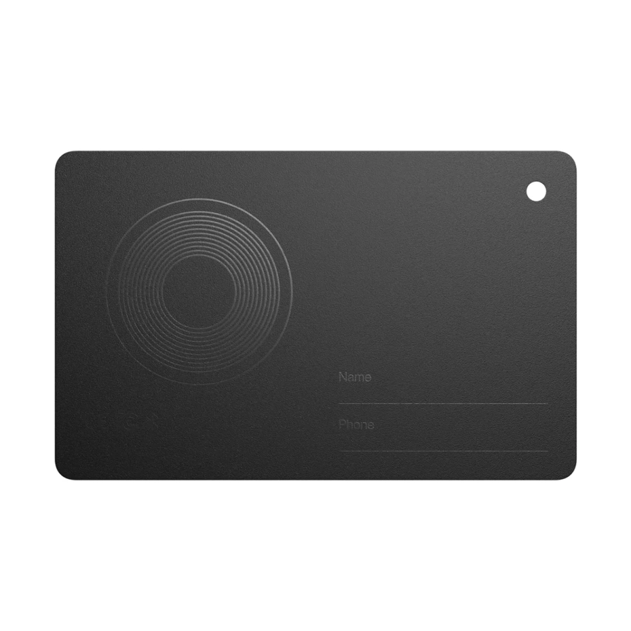 Трекер-картка Native Union Find It з Apple FindMy - Black (FINDIT-CARD-BLK)