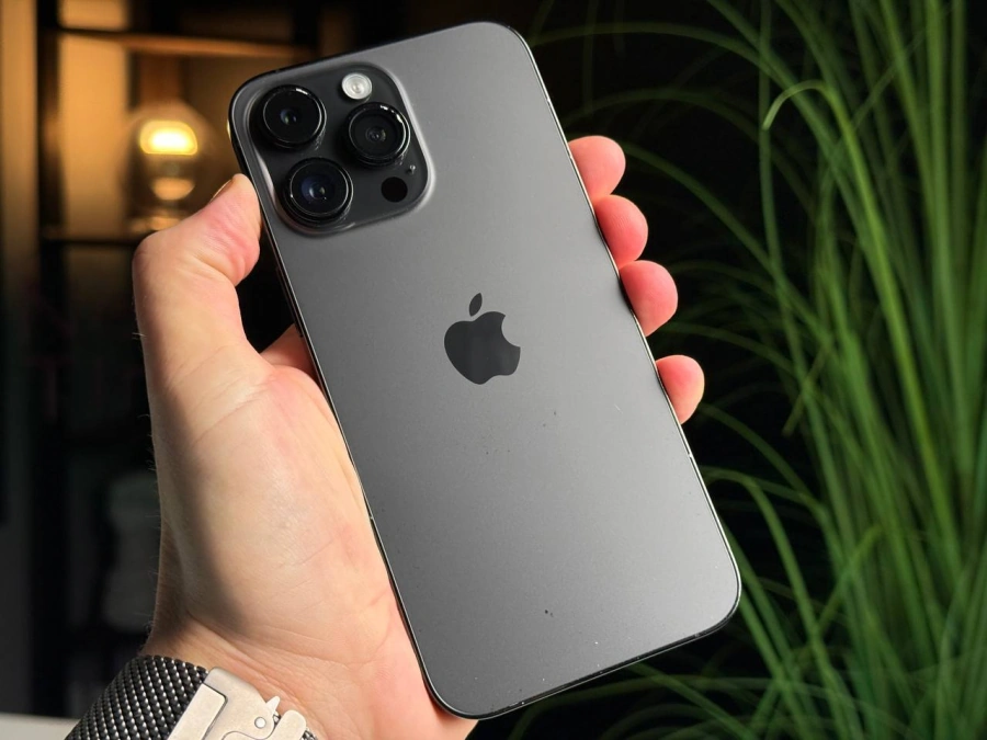 ВЖИВАНИЙ Б/У Apple iPhone 14 Pro Max 256GB Space Black eSim (MQ8T3) - Cостояние: удовлетворительное | Аккумулятор: 100% | Комплектация: iPhone, кабель | Гарантия: 3 мес.