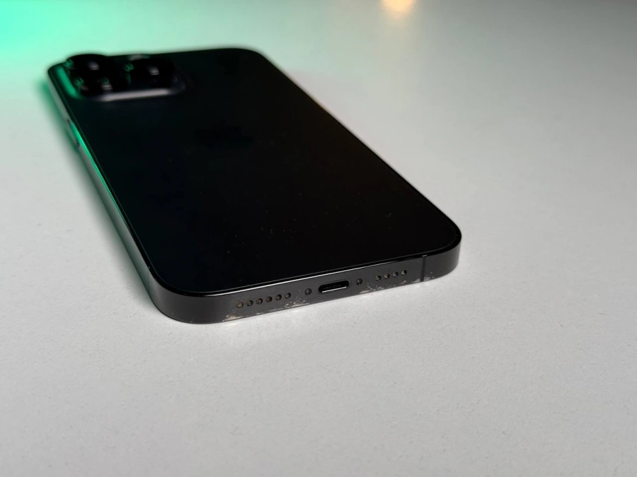 ВЖИВАНИЙ Б/У Apple iPhone 14 Pro Max 256GB Space Black eSim (MQ8T3) - Cостояние: удовлетворительное | Аккумулятор: 100% | Комплектация: iPhone, кабель | Гарантия: 3 мес.