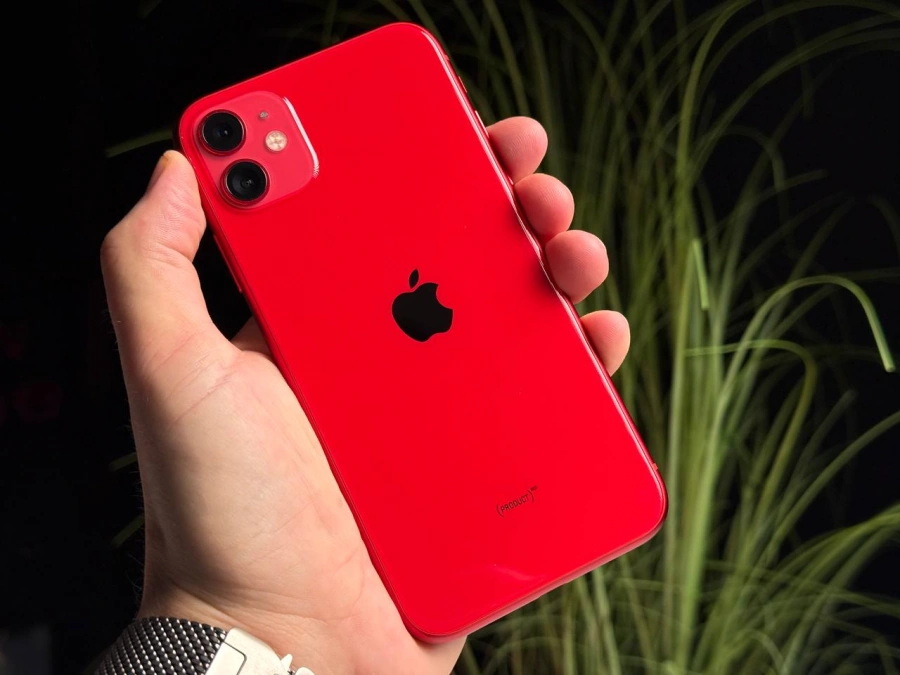 ВЖИВАНИЙ Б/У Apple iPhone 11 128GB Product (RED) (MWLG2) Full Box - Стан: гарний | Акумулятор: 100% | Комплектація: iPhone, кабель | Гарантія: 3 міс.