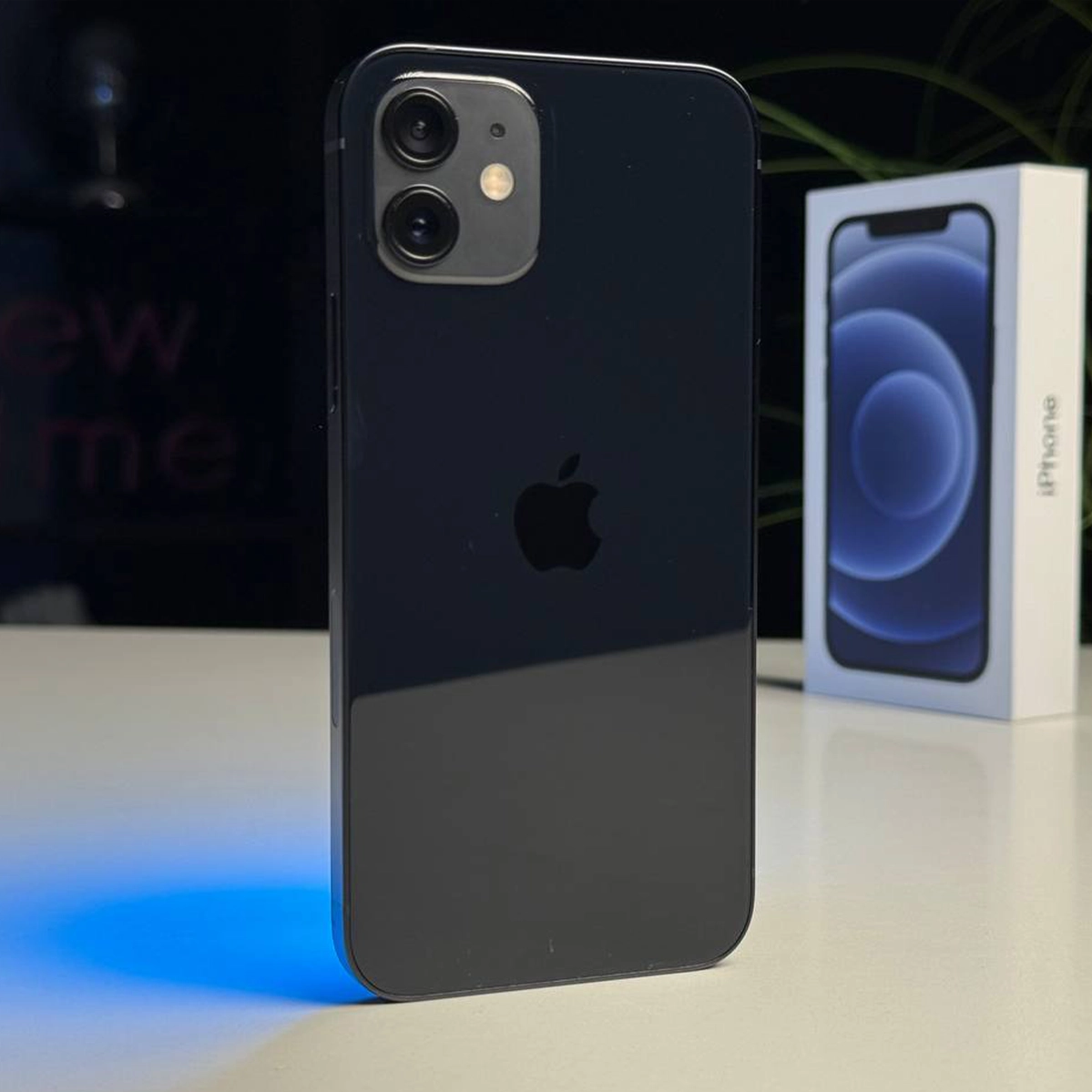 ВЖИВАНИЙ Б/У Apple iPhone 12 128GB Black (MGHC3, MGJA3) - Состояние: хороший | Аккумулятор: 100% | Комплектация: полный | Гарантія: 3 мес.