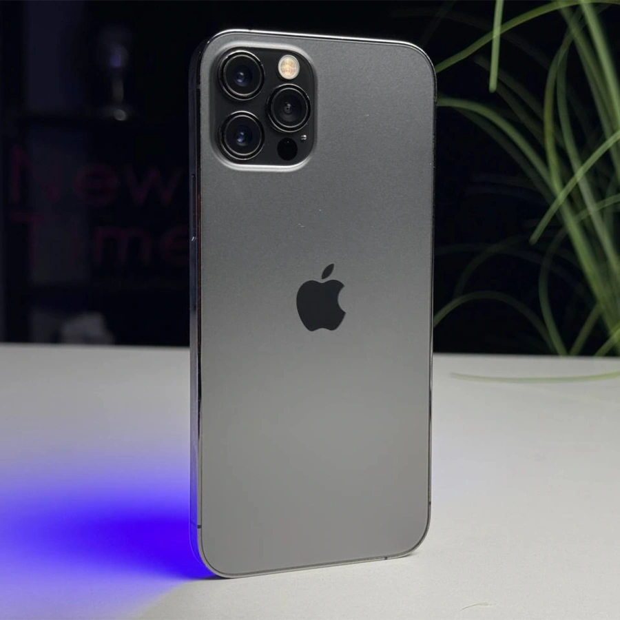 ВЖИВАНИЙ Б/У Apple iPhone 12 Pro 128GB Graphite (MGLN3, MGMK3) - Стан: гарний | Акумулятор: 100% | Комплектація: iPhone, кабель | Гарантія: 3 міс.