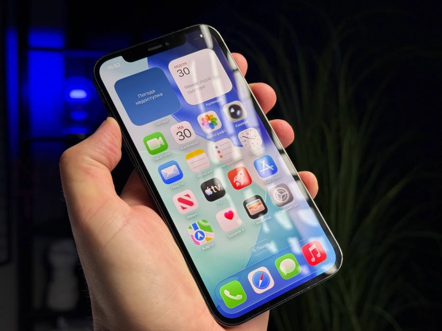 ВЖИВАНИЙ Б/У Apple iPhone 12 Pro 128GB Pacific Blue (MGLR3, MGMN3) - Стан: гарний | Акумулятор: 100% | Комплектація: повний | Гарантія: 3 міс.