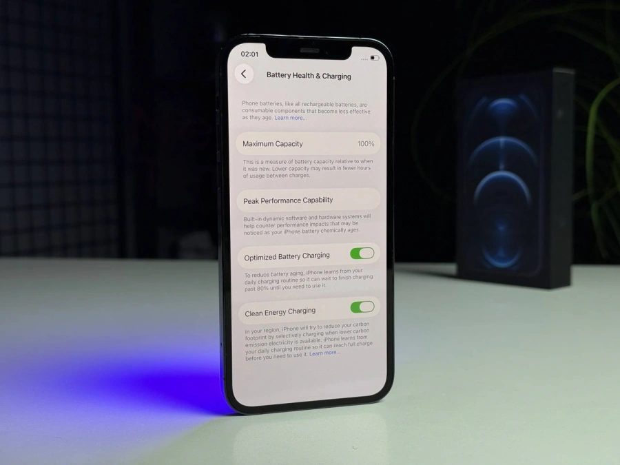 ВЖИВАНИЙ Б/У Apple iPhone 12 Pro 256GB Pacific Blue (MGLW3, MGMT3) - Состояние: хороший | Аккумулятор: 100% | Комплектация: полный | Гарантія: 3 мес.