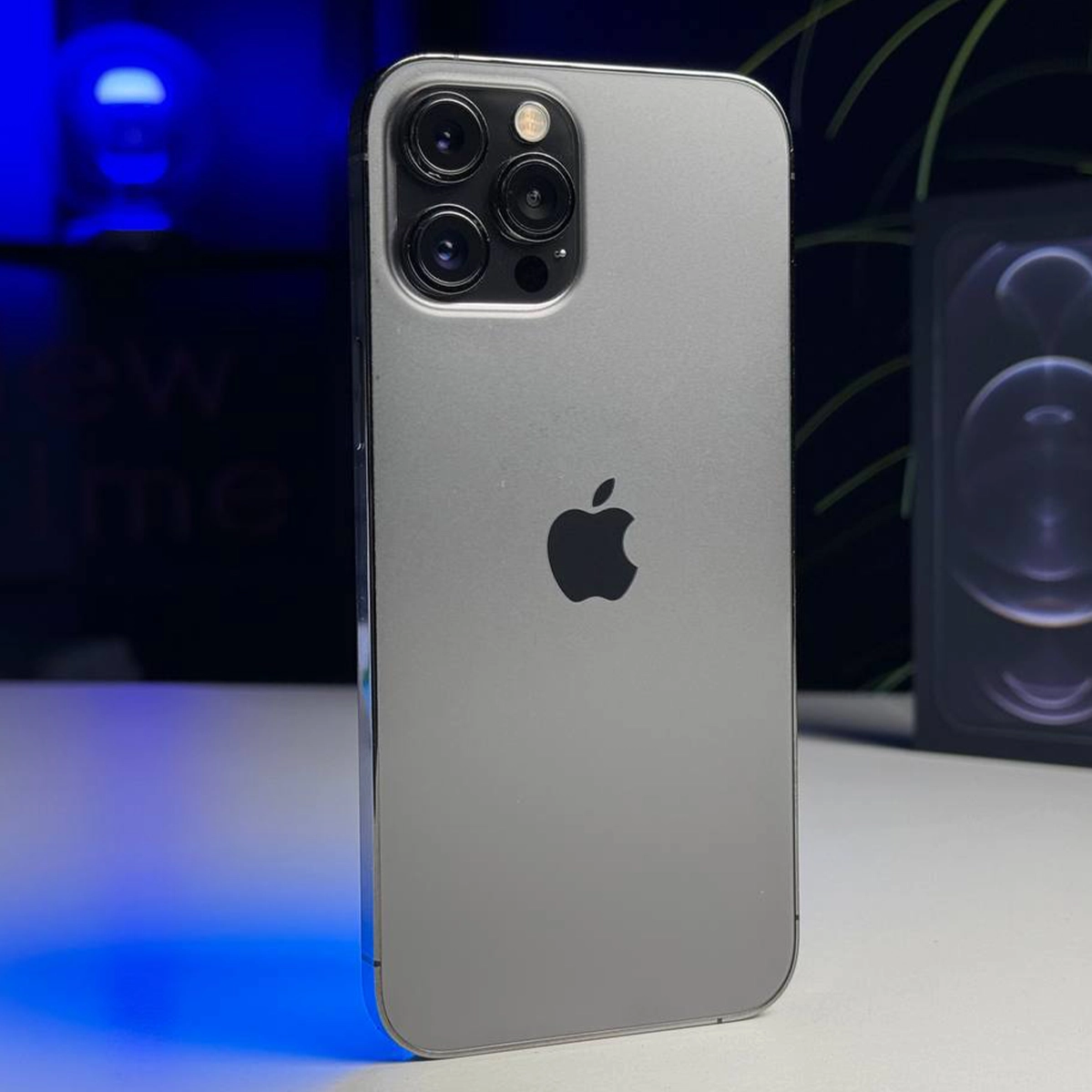 ВЖИВАНИЙ Б/У Apple iPhone 12 Pro Max 128GB Graphite (MGCF3, MGD73) - Состояние: удовлетворительный | Аккумулятор: 100% | Комплектация: полный | Гарантія: 3 мес.