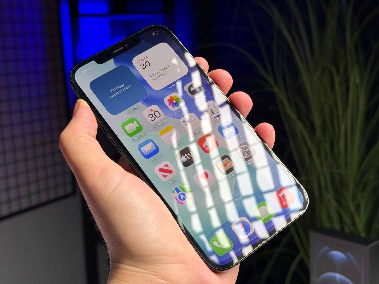 ВЖИВАНИЙ Б/У Apple iPhone 12 Pro Max 128GB Pacific Blue (MGCJ3, MGDA3) - Состояние: хороший | Аккумулятор: 100% | Комплектация: полный | Гарантія: 3 мес.