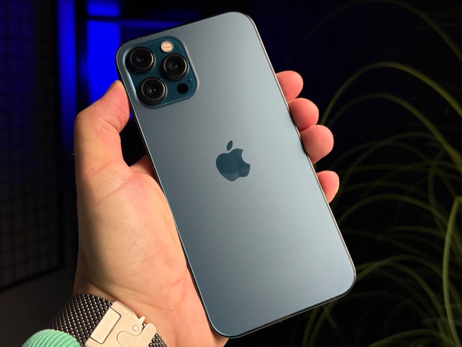 ВЖИВАНИЙ Б/У Apple iPhone 12 Pro Max 512GB Pacific Blue (MGCT3, MGDL3) - Стан: гарний | Акумулятор: 93% | Комплектація: iPhone, кабель | Гарантія: 3 міс.