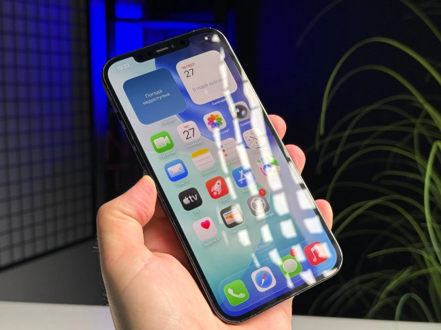 ВЖИВАНИЙ Б/У Apple iPhone 12 Pro Max 512GB Pacific Blue (MGCT3, MGDL3) - Стан: гарний | Акумулятор: 93% | Комплектація: iPhone, кабель | Гарантія: 3 міс.