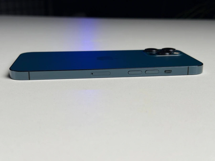 ВЖИВАНИЙ Б/У Apple iPhone 12 Pro Max 512GB Pacific Blue (MGCT3, MGDL3) - Стан: гарний | Акумулятор: 93% | Комплектація: iPhone, кабель | Гарантія: 3 міс.