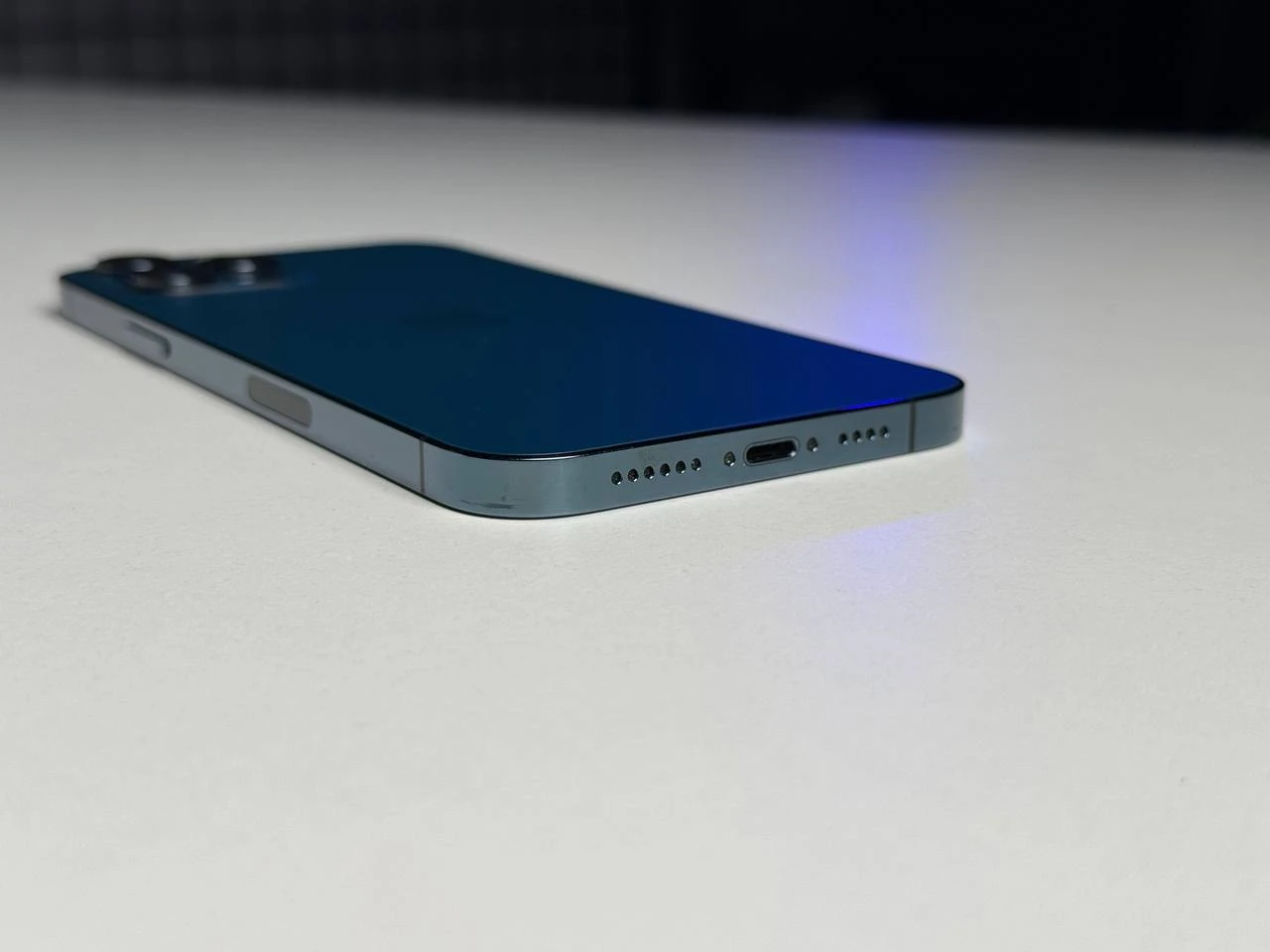 ВЖИВАНИЙ Б/У Apple iPhone 12 Pro Max 512GB Pacific Blue (MGCT3, MGDL3) - Состояние: хороший | Аккумулятор: 93% | Комплектация: iPhone, кабель | Гарантія: 3 мес.